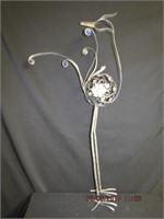 Metal garden ornament 32"H