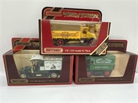 3 x Boxed Matchbox Models of Yesteryear