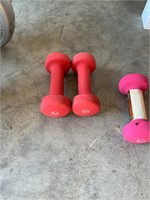 3 lb dumbbells RED