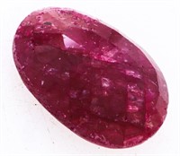 Loose Gemstone - (11.51ct) Oval Cut Genuine Ruby G