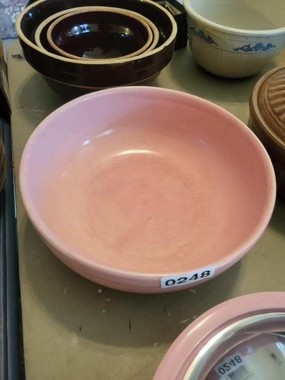 Pink Sevilla USA Stoneware Bowl