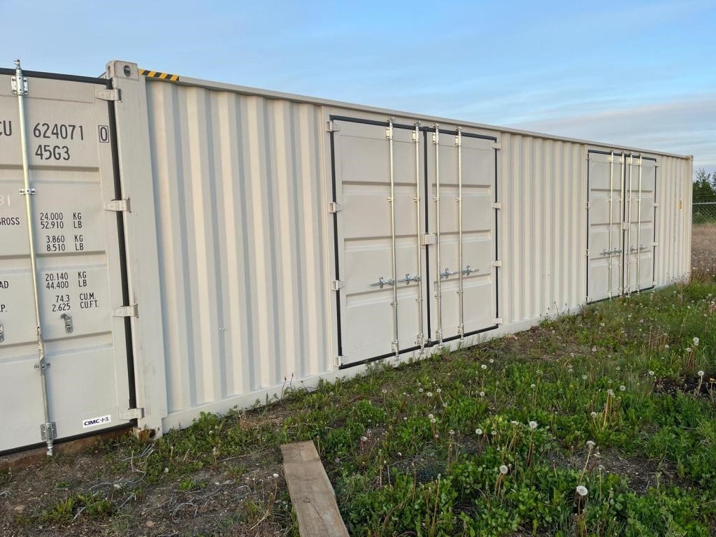 SINGLE USE 40' SHIPPING CONTAINER