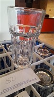 water glasses, with 2 racks included