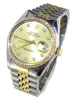 Rolex Datejust 16013 36mm Diamond Watch