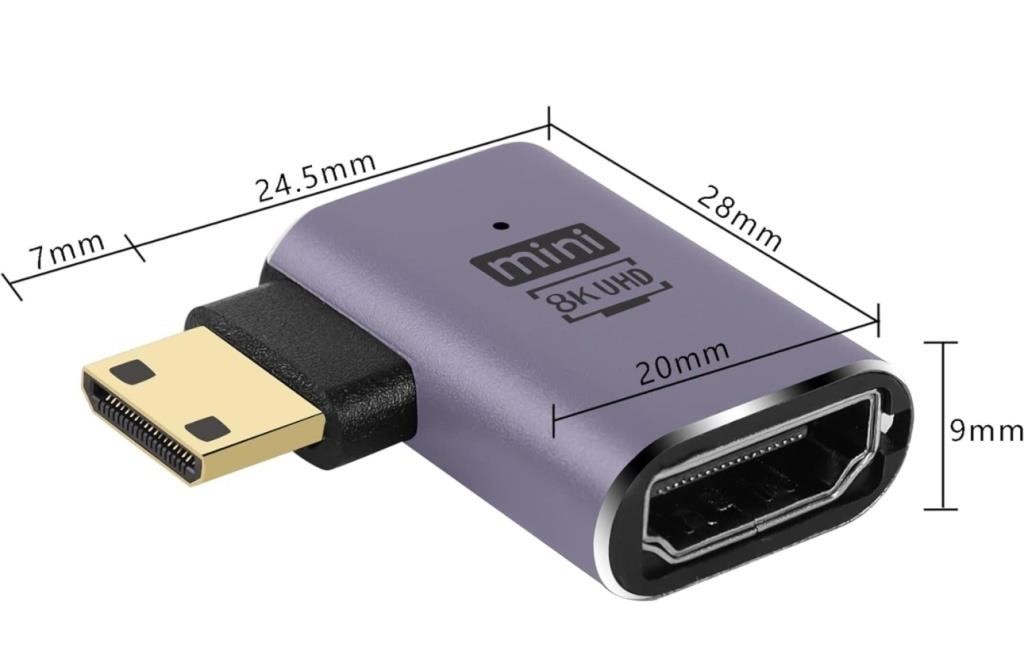 New, GINTOOYUN 8K Mini HDMI to HDMI Extender