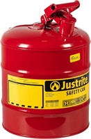 Justrite 5-Gal Red Safety Can