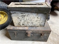 Ammo Can & Metal Toolbox w/ Contents