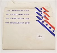(5) 1983 Unc. Coin Sets