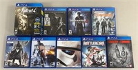 9pc Playstation 4 Sony PS4 Video Games