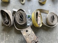 4 large heavy duty tow straps