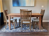 5PC DINING TABLE AND CHAIRS