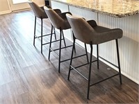 3PC COUNTER STOOLS