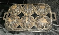 cast iron 6 muffin tin