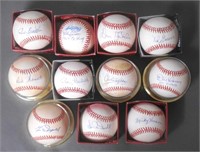 American League Player Signed Baseballs