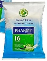 (4) Fresh & Clean Cleansing Cloths, Wet Wipes