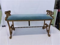 Vintage bench 37 in wide 15 in deep 18 in tall