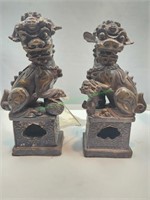 Bronze Foo Dog Statues