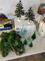 Trees, greens & glass Christmas goodies