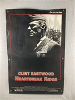 Vintage 1980s Heartbreak Ridge Movie Poster