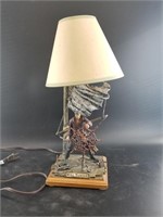 18" Hand crafted lamp by David Gutierrez for the "