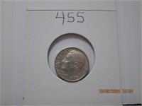 1964 AU Roosevelt Silver Dime