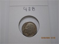 1959 D AU Roosevelt Silver Dime