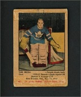 1951-52 PARKHURST HOCKEY #75 TURK BRODA - RARE