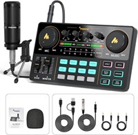 $100  MAONO Podcast Equipment Bundle Audio mixer A