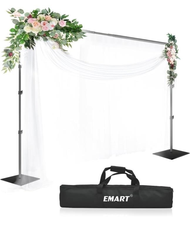 EMART Heavy Duty Backdrop Stand 10x10ft(HxW)