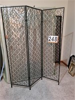 Metal 3 Panel Room Divider 70 X 54