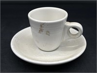Fiesta Ware Cup and Saucer 
- 5” saucer