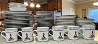 Approx 70pcs Light House Themed Dishes