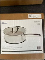 Stainless Steel Sauce Pan with lid 2.7 quart