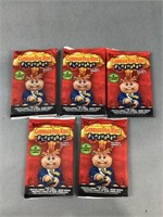 5 sealed packs Topps 2011 Garbage Pail Kids