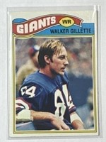 1977 Topps Football #457 Walker Gillette!