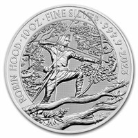 2023 10 Oz Silver Myths & Legends: Robin Hood Bu