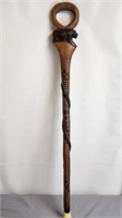 Carved Jungle Animal Walking Stick/Cane