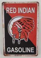 Contemporary Red Indian Gasoline Advertising