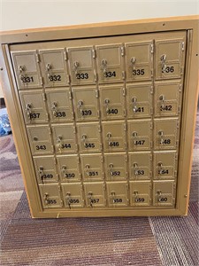 MAILBOXES - GROUP OF 36