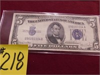 1934D Ser. $5 Silver Certificate (Great Condition)