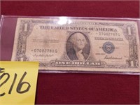 1935F Ser. $1 Silver Certificate w/Star