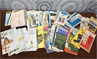 Vintage Road Map & Guide Lot