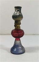 Vintage Miniature Greek Key Oil Lamp