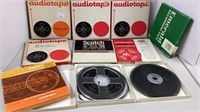 (10) reels for reel-to-reel player. Contents of