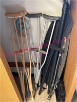 Crutches & other closet items