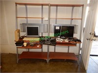 (2) 6' x 3' Computer Desks