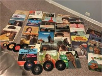 Huge lot of records and not pictured CDs