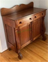 Simply amazing antique sideboard covered two