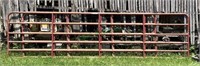 16 foot metal livestock fence gate in good