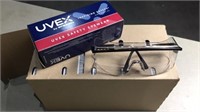 10 UVEX safety glasses